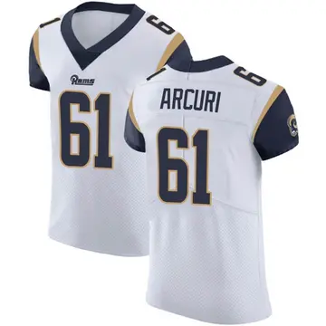 Men's AJ Arcuri Los Angeles Rams Elite White Vapor Untouchable Jersey