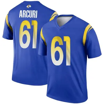 Men's AJ Arcuri Los Angeles Rams Legend Royal Jersey