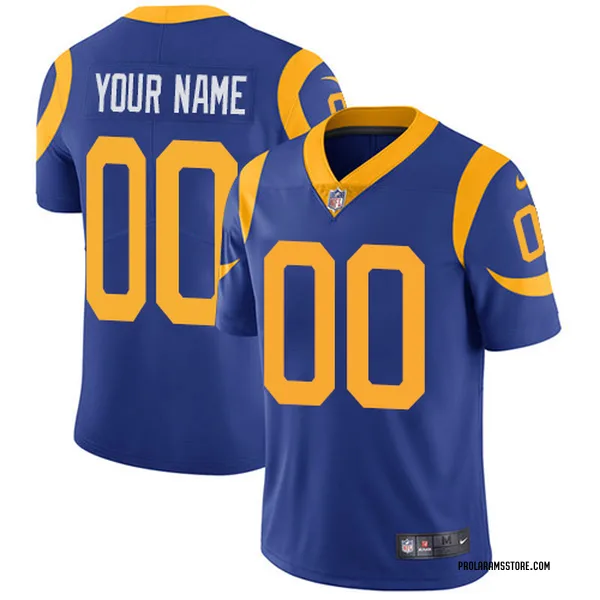 Men's Custom Los Angeles Rams Limited 