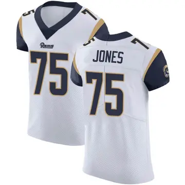 Men's Deacon Jones Los Angeles Rams Elite White Vapor Untouchable Jersey