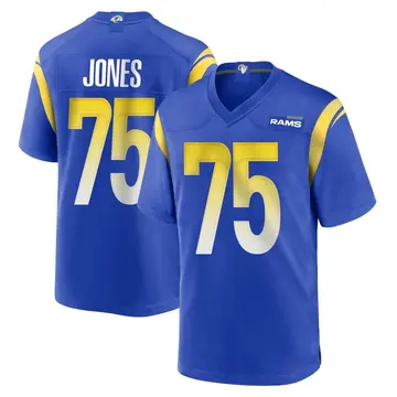 Men's Deacon Jones Los Angeles Rams Game Royal Alternate Jersey