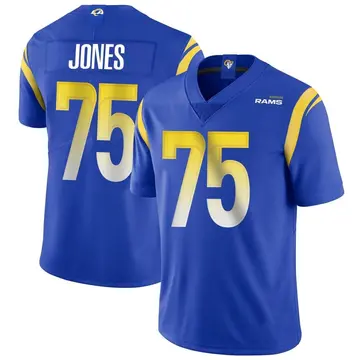 Men's Deacon Jones Los Angeles Rams Limited Royal Alternate Vapor Untouchable Jersey