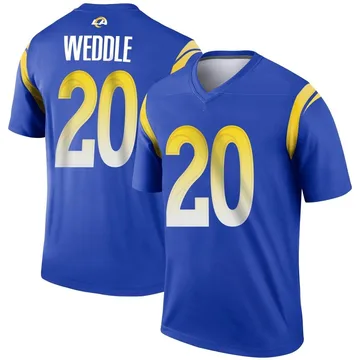 Men's Eric Weddle Los Angeles Rams Legend Royal Jersey