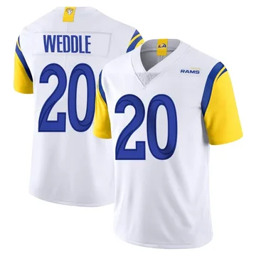 Men's Eric Weddle Los Angeles Rams Limited White Vapor Untouchable Jersey
