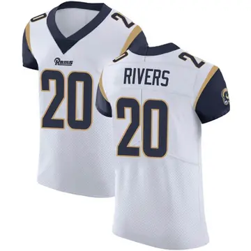 Men's Ronnie Rivers Los Angeles Rams Elite White Vapor Untouchable Jersey