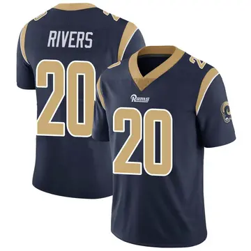 Men's Ronnie Rivers Los Angeles Rams Limited Navy Team Color Vapor Untouchable Jersey