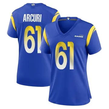 Women's AJ Arcuri Los Angeles Rams Game Royal Alternate Jersey
