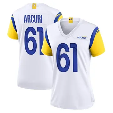 Women's AJ Arcuri Los Angeles Rams Game White Jersey