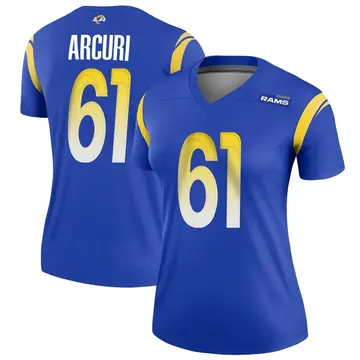 Women's AJ Arcuri Los Angeles Rams Legend Royal Jersey