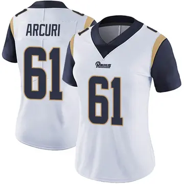 Women's AJ Arcuri Los Angeles Rams Limited White Vapor Untouchable Jersey