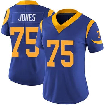 Women's Deacon Jones Los Angeles Rams Limited Royal Alternate Vapor Untouchable Jersey