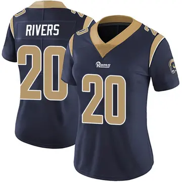 Women's Ronnie Rivers Los Angeles Rams Limited Navy Team Color Vapor Untouchable Jersey