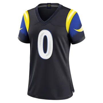 Women's Wyatt Bowles Los Angeles Rams Limited Blue Midnight 2025 Rivalries Collection Jersey