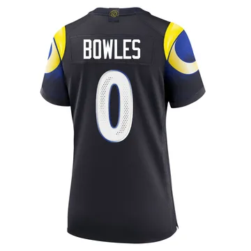 Women's Wyatt Bowles Los Angeles Rams Limited Blue Midnight 2025 Rivalries Collection Jersey