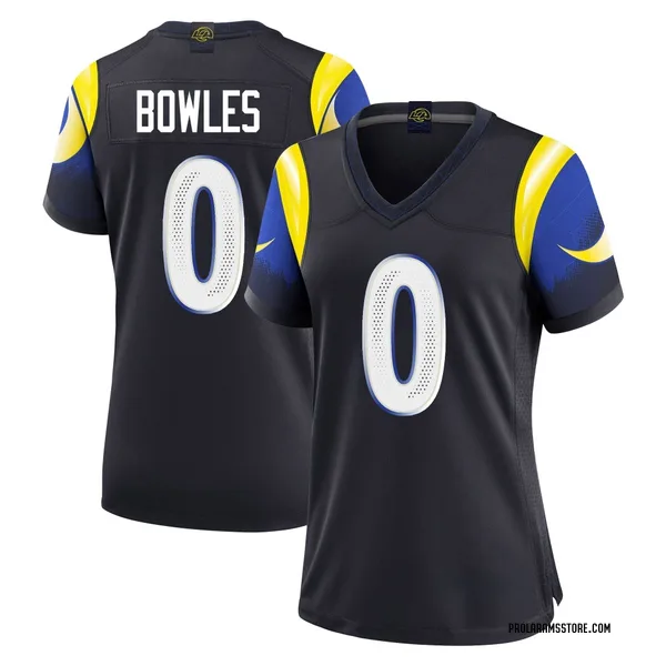 Women's Wyatt Bowles Los Angeles Rams Limited Blue Midnight 2025 Rivalries Collection Jersey