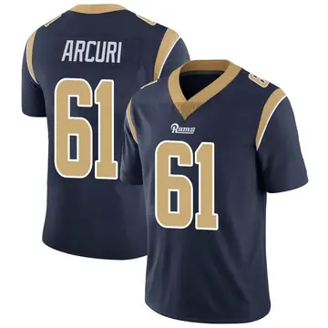 Youth AJ Arcuri Los Angeles Rams Limited Navy Team Color Vapor Untouchable Jersey
