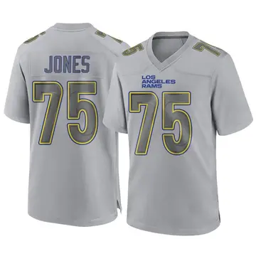 Youth Deacon Jones Los Angeles Rams Game Gray Atmosphere Fashion Jersey