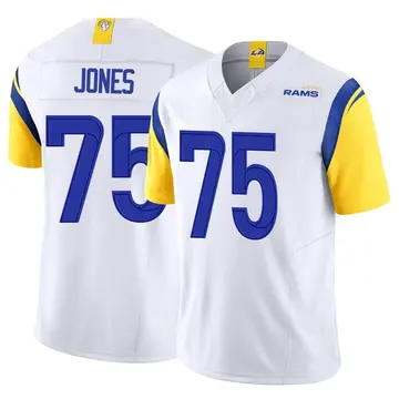 Youth Deacon Jones Los Angeles Rams Limited White Vapor F.U.S.E. Jersey