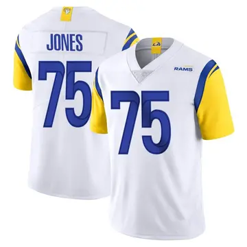 Youth Deacon Jones Los Angeles Rams Limited White Vapor Untouchable Jersey