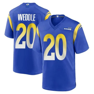 Youth Eric Weddle Los Angeles Rams Game Royal Alternate Jersey