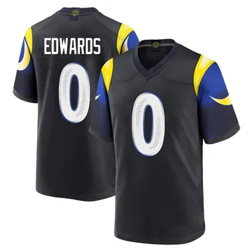 Youth Tru Edwards Los Angeles Rams Game Blue Midnight 2025 Rivalries Collection Jersey