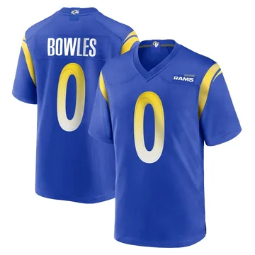 Youth Wyatt Bowles Los Angeles Rams Game Royal Alternate Jersey